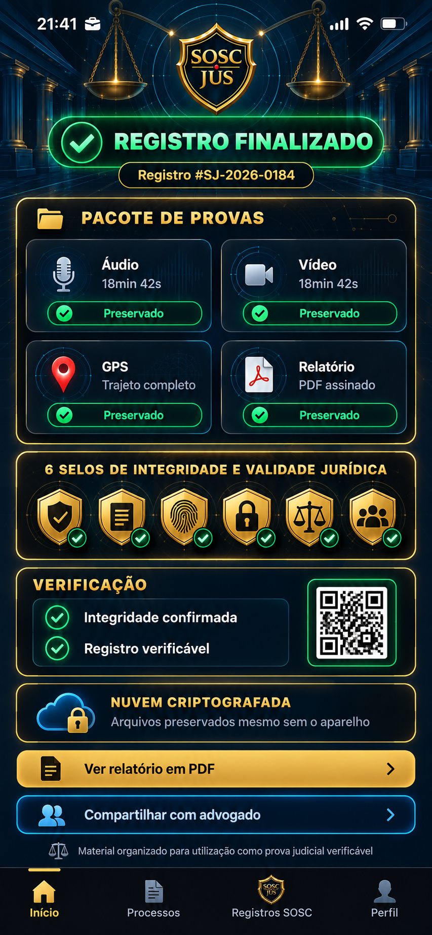 Tela original do pacote de provas